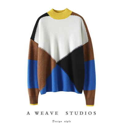 启超官方高端100%纯山羊绒衫