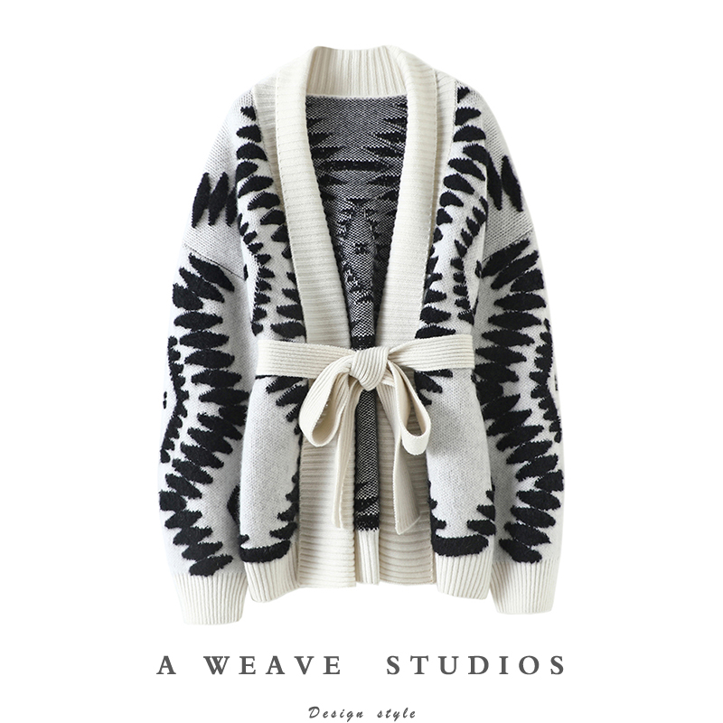 启超高端100%纯山羊绒衫