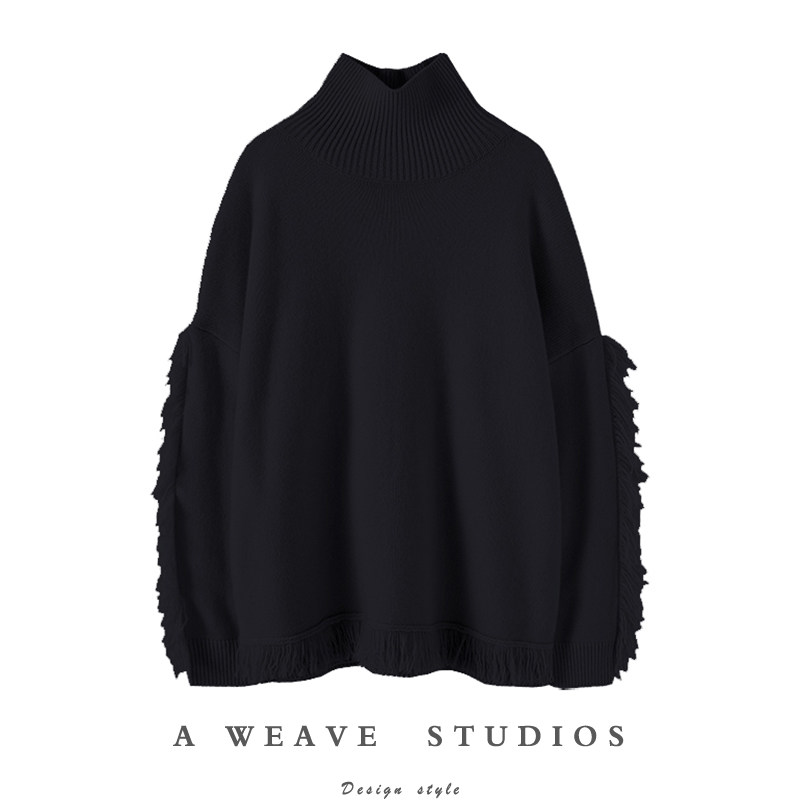 出乎意料好穿~重磅加厚高领流苏羊绒衫女纯羊绒毛衣套头秋冬宽松,女装/女士精品,羊绒衫,淘宝优惠券,粉丝福利购,淘宝优惠卷