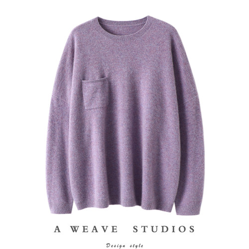 启超高端100%纯山羊绒衫