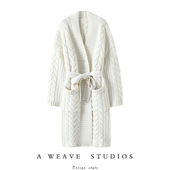 重磅系列 大外套 女纯羊绒毛衣针织开衫 乘风破浪 加厚山羊绒开衫