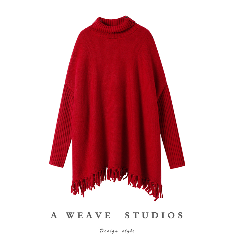 去流浪~重磅加厚大克重羊绒衫女高领流苏蝠翼纯羊绒毛衣宽松秋冬,女装/女士精品,羊绒衫,淘宝优惠券,粉丝福利购,淘宝优惠卷