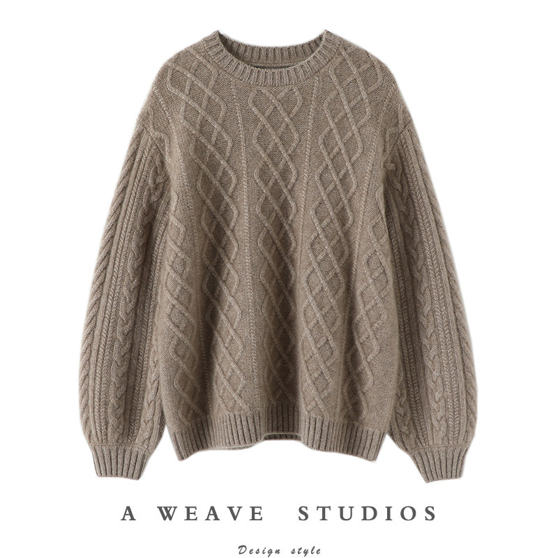 启超官方高端100%纯山羊绒衫