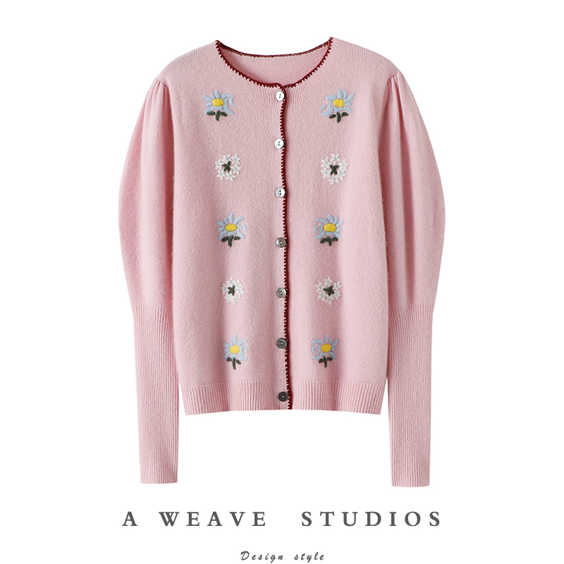 启超官方高端100%纯山羊绒衫