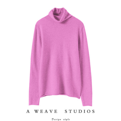 启超官方高端100%纯山羊绒衫