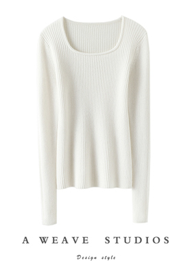 这版我沦陷了！随便搭配！多色羊绒衫女圆领修身纯羊绒毛衣打底衫