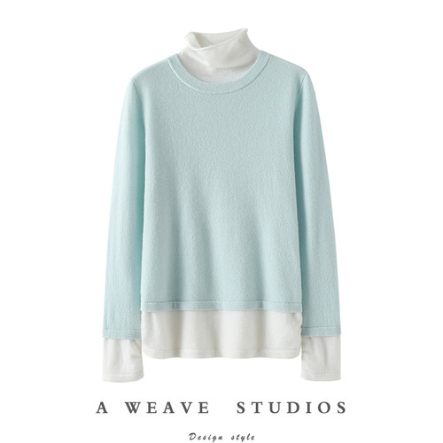 启超官方高端100%纯山羊绒衫