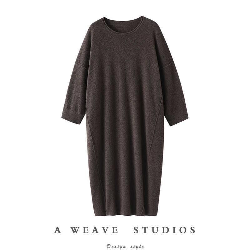 女神级！随意口袋茧型女中长款衫子宽松,女装/女士精品,羊绒衫,淘宝优惠券,粉丝福利购,淘宝优惠卷