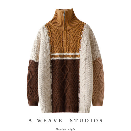 启超官方高端100%纯山羊绒衫