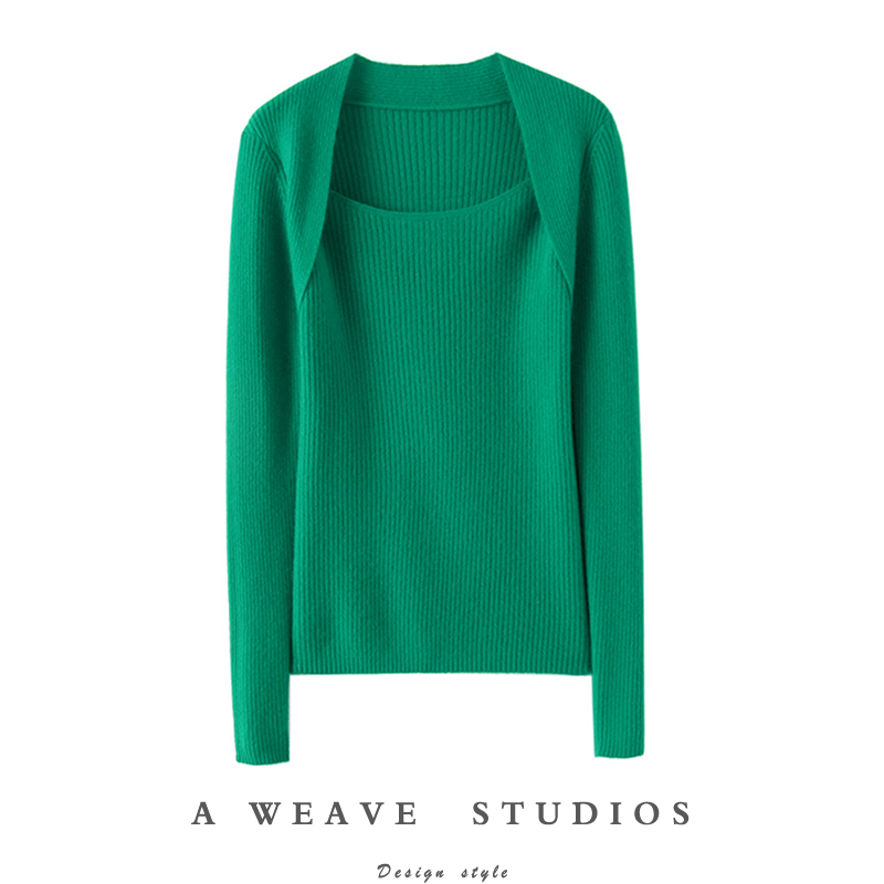 启超高端100%纯山羊绒衫