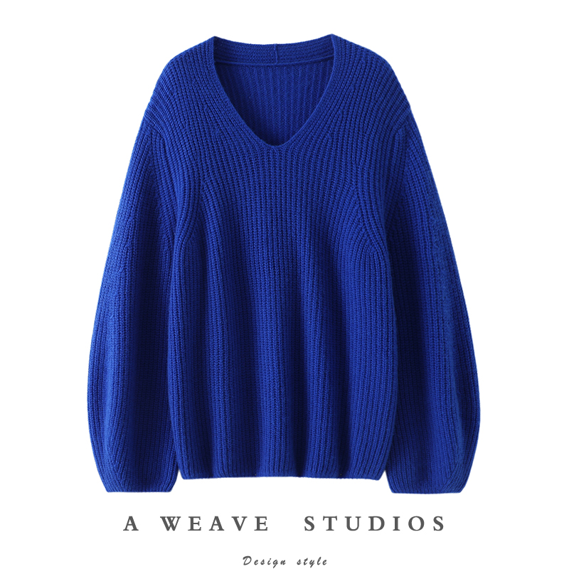 启超高端100%纯山羊绒衫