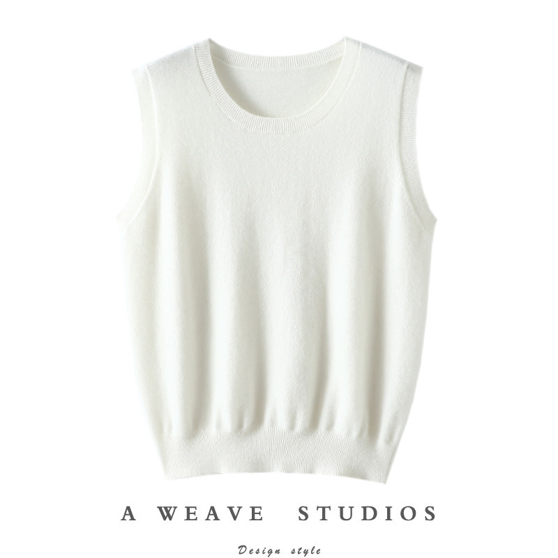 大气大雅！舒服好搭~圆领羊绒马甲女宽松纯羊绒坎肩针织背心秋冬,女装/女士精品,羊绒衫,淘宝优惠券,粉丝福利购,淘宝优惠卷