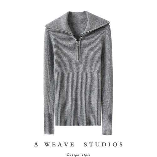 启超官方高端100%纯山羊绒衫