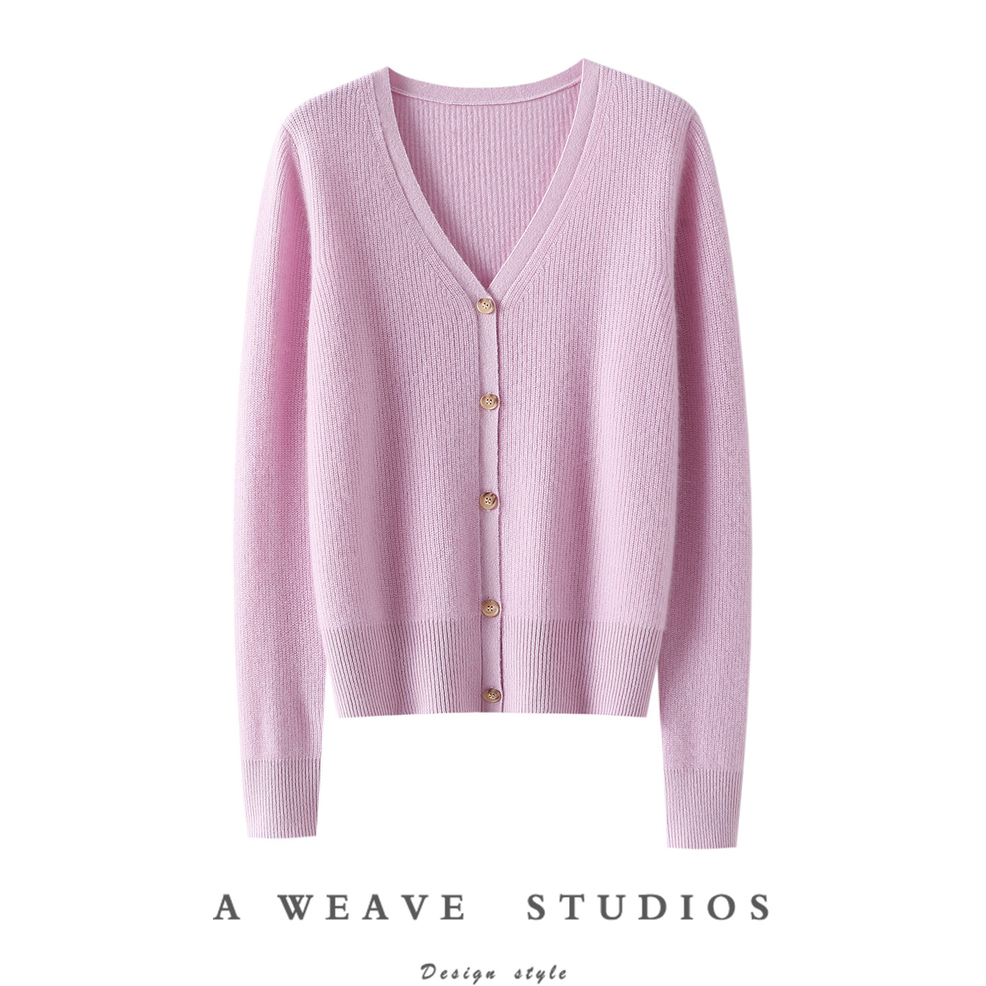 上身自信到爆！V领100%纯山羊绒开衫女纯羊绒毛衣针织开衫外套,女装/女士精品,羊绒衫,淘宝优惠券,粉丝福利购,淘宝优惠卷