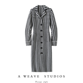 美炸天啊姐妹 大衣外套秋冬季 大克重加厚100%纯山羊绒开衫 女长款