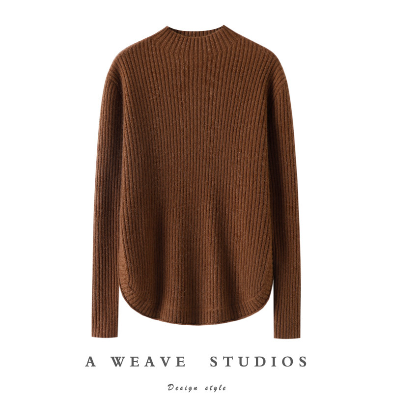 启超高品质口碑~半高领开叉100%纯山羊绒衫女针织打底衫秋冬上衣,女装/女士精品,羊绒衫,淘宝优惠券,粉丝福利购,淘宝优惠卷