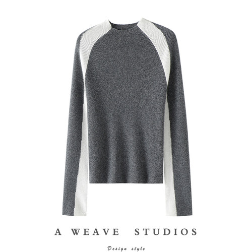 启超官方高端100%纯山羊绒衫