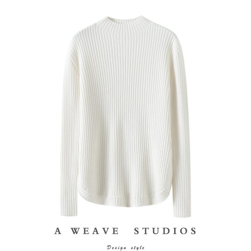 启超官方高端100%纯山羊绒衫