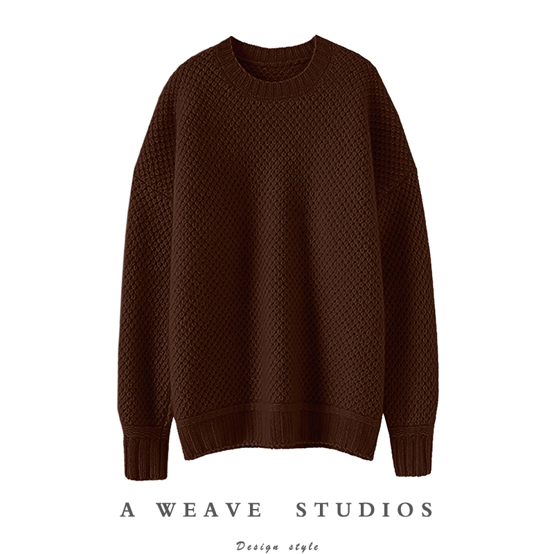 启超官方高端100%纯山羊绒衫