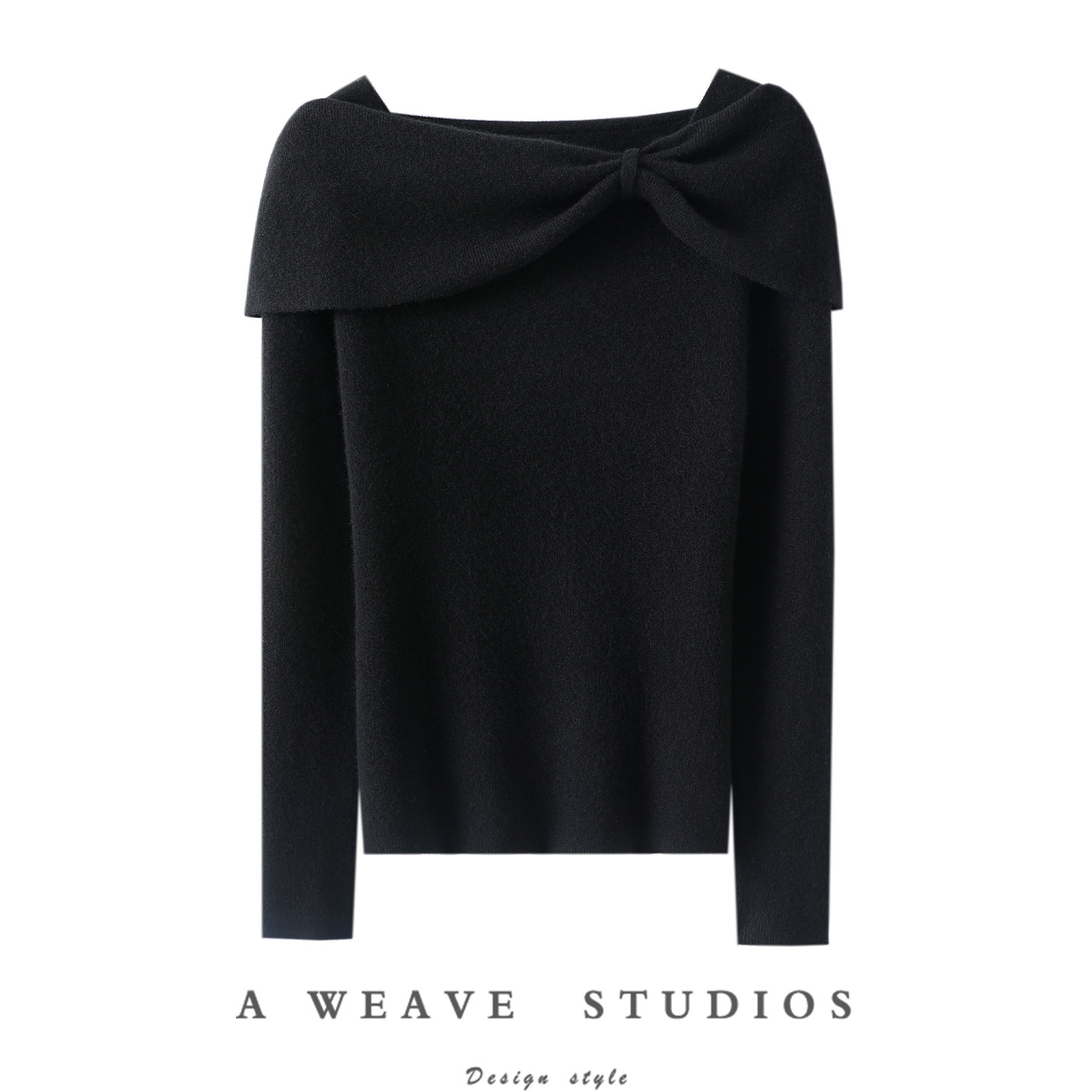 财阀女主~蝴蝶结100%纯山羊绒衫女纯羊绒毛衣针织打底衫秋冬新品,女装/女士精品,羊绒衫,淘宝优惠券,粉丝福利购,淘宝优惠卷