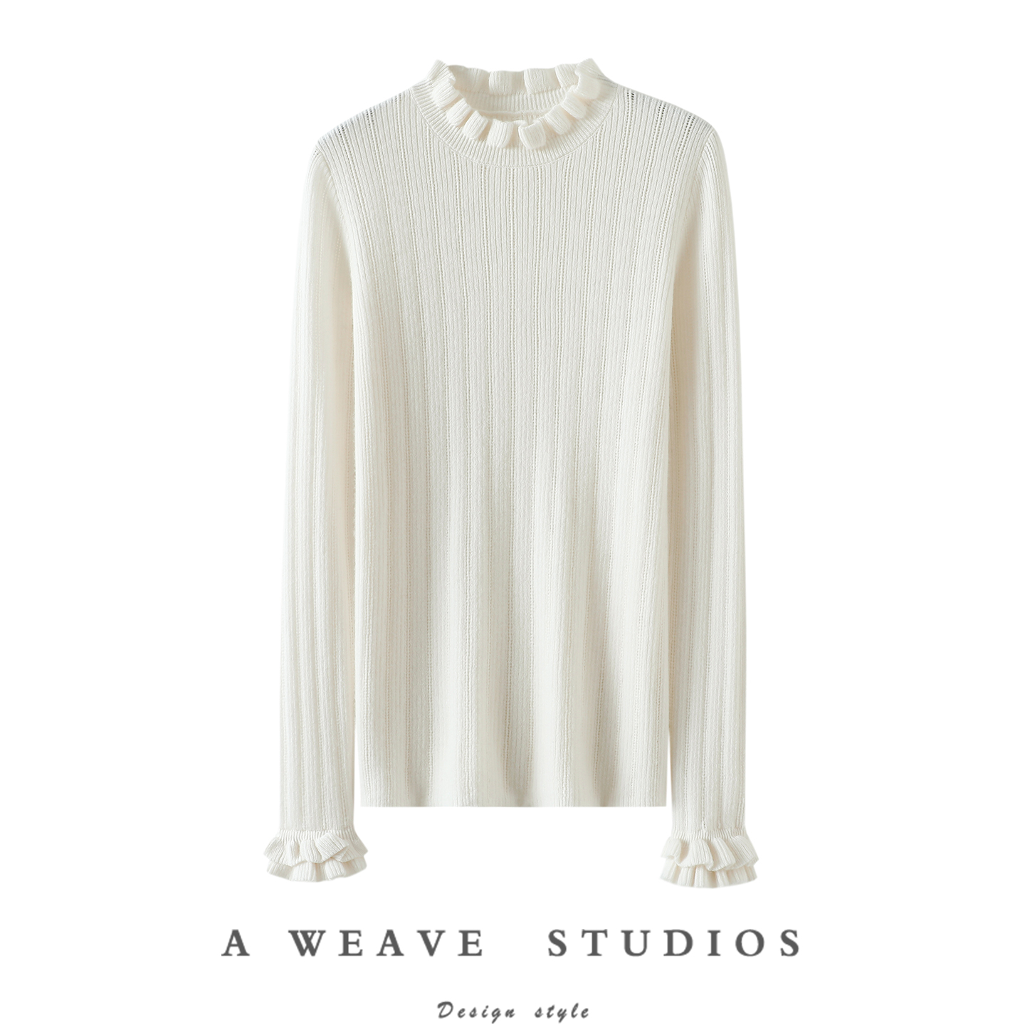 启超官方高端100%纯山羊绒衫