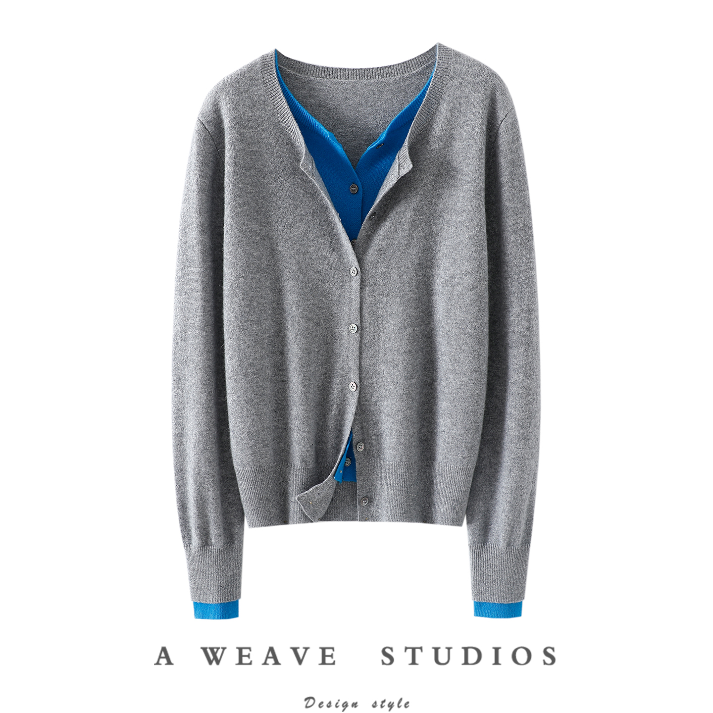 启超官方高端100%纯山羊绒衫