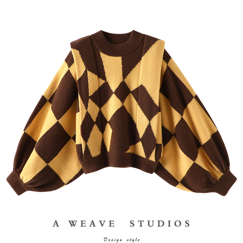 启超高端100%纯山羊绒衫