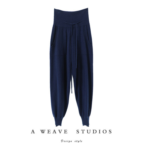 启超高端100%纯山羊绒裤子