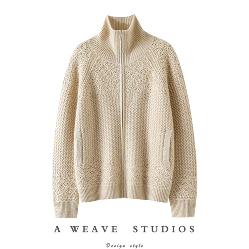 启超官方高端100%纯山羊绒衫