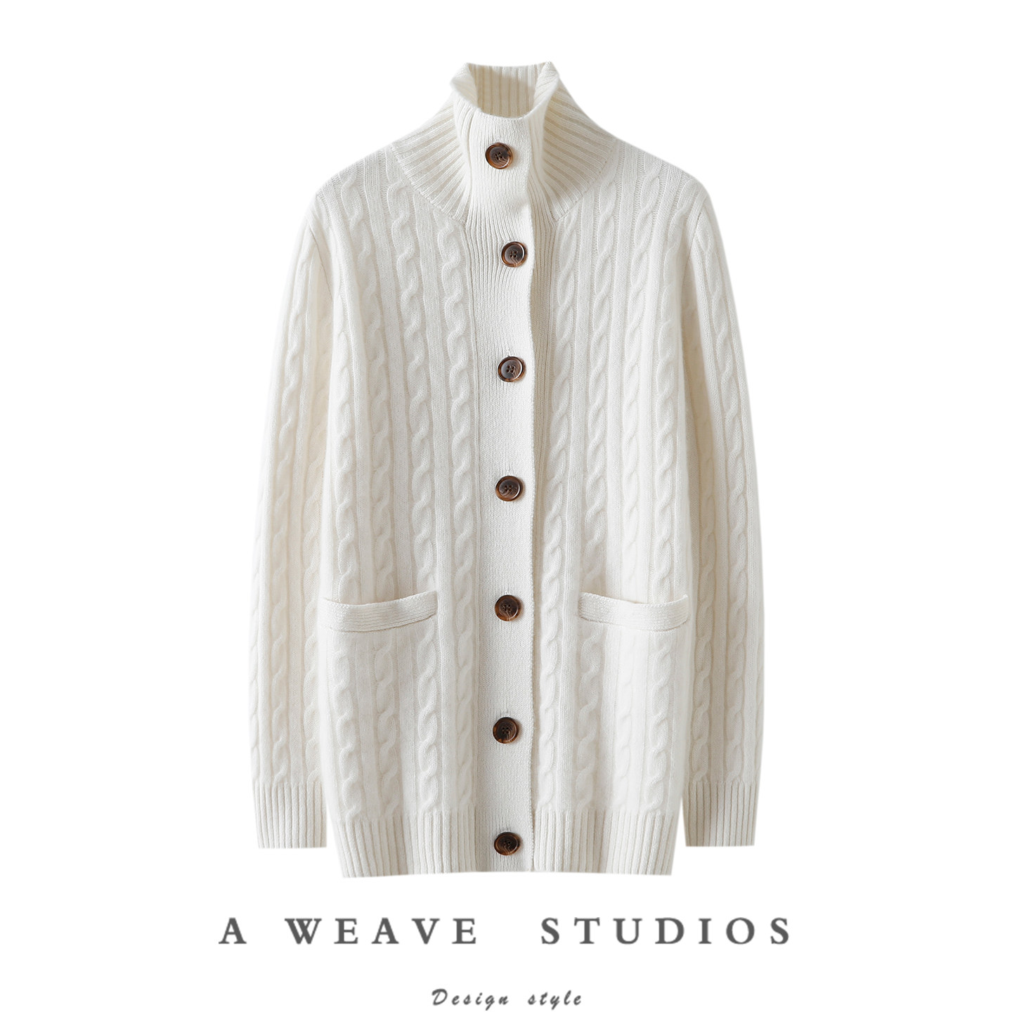 启超官方高端100%纯山羊绒衫