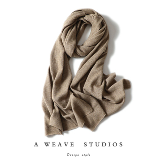 启超美到难忘！羊绒大披肩围巾两用女纯羊绒保暖空调屋披肩秋冬