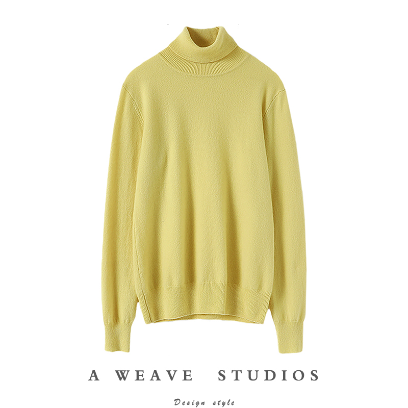 启超官方高端100%纯山羊绒衫