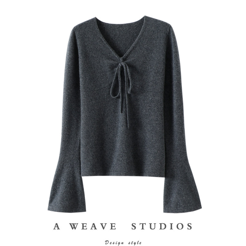 启超官方正品！抽褶100%纯山羊绒衫女纯羊绒毛衣针织打底衫秋冬,女装/女士精品,羊绒衫,淘宝优惠券,粉丝福利购,淘宝优惠卷