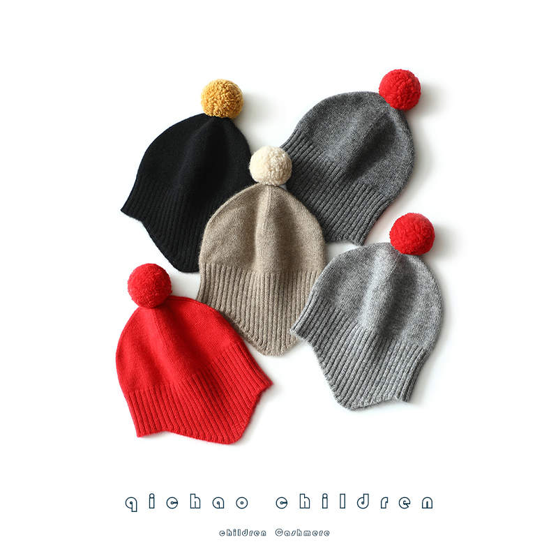 启超高端100%纯山羊绒帽子