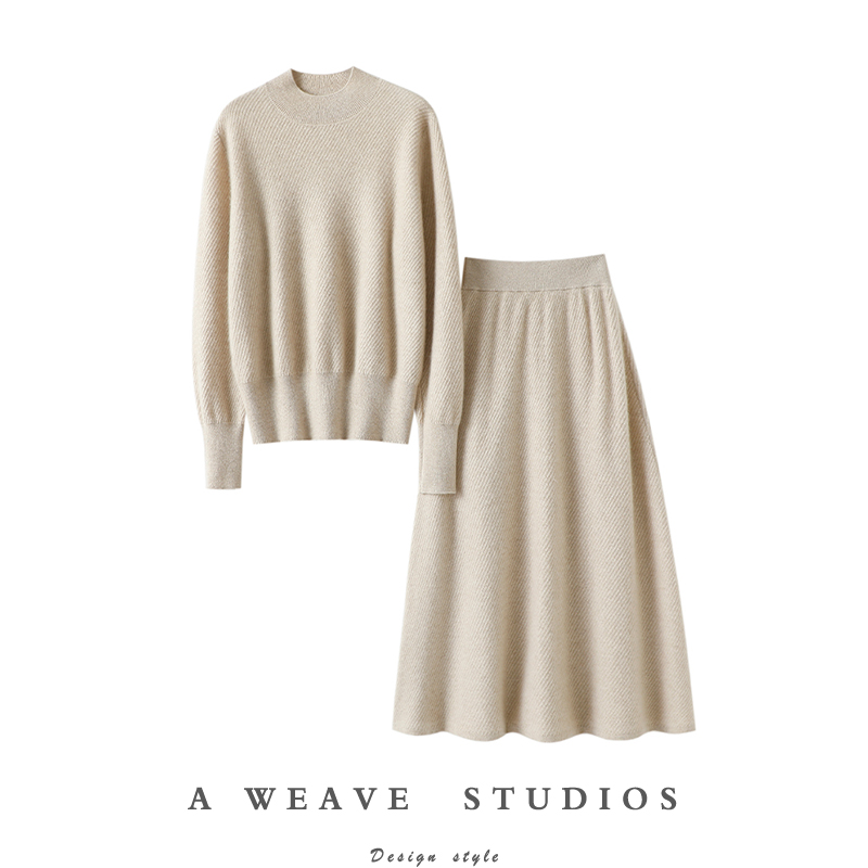 启超官方高端100%纯山羊绒衫