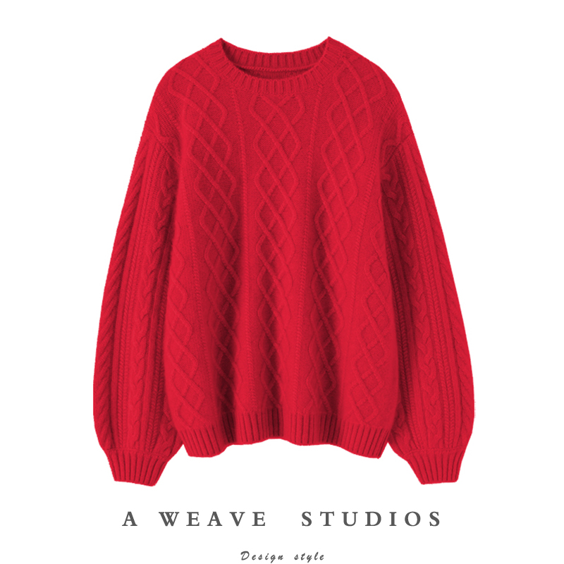 启超官方高端100%纯山羊绒衫