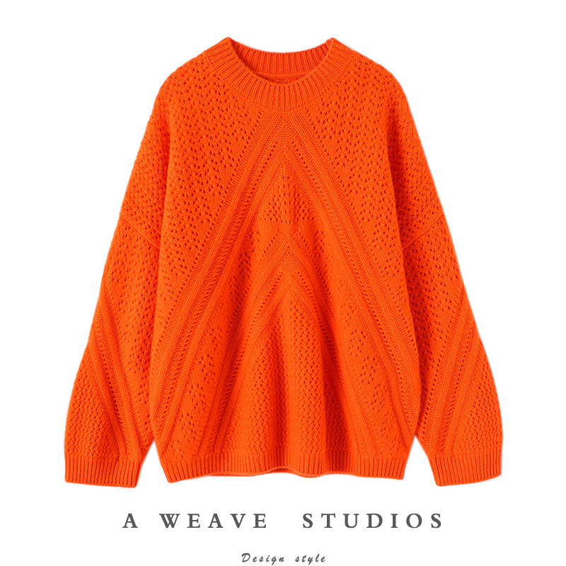 展现迷人气质~加厚镂空编织羊绒衫女宽松纯羊绒毛衣套头秋冬新款,女装/女士精品,羊绒衫,淘宝优惠券,粉丝福利购,淘宝优惠卷