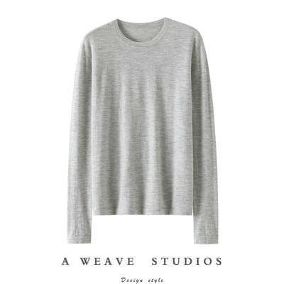 启超官方高端100%纯山羊绒衫