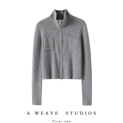 启超官方高端100%纯山羊绒衫