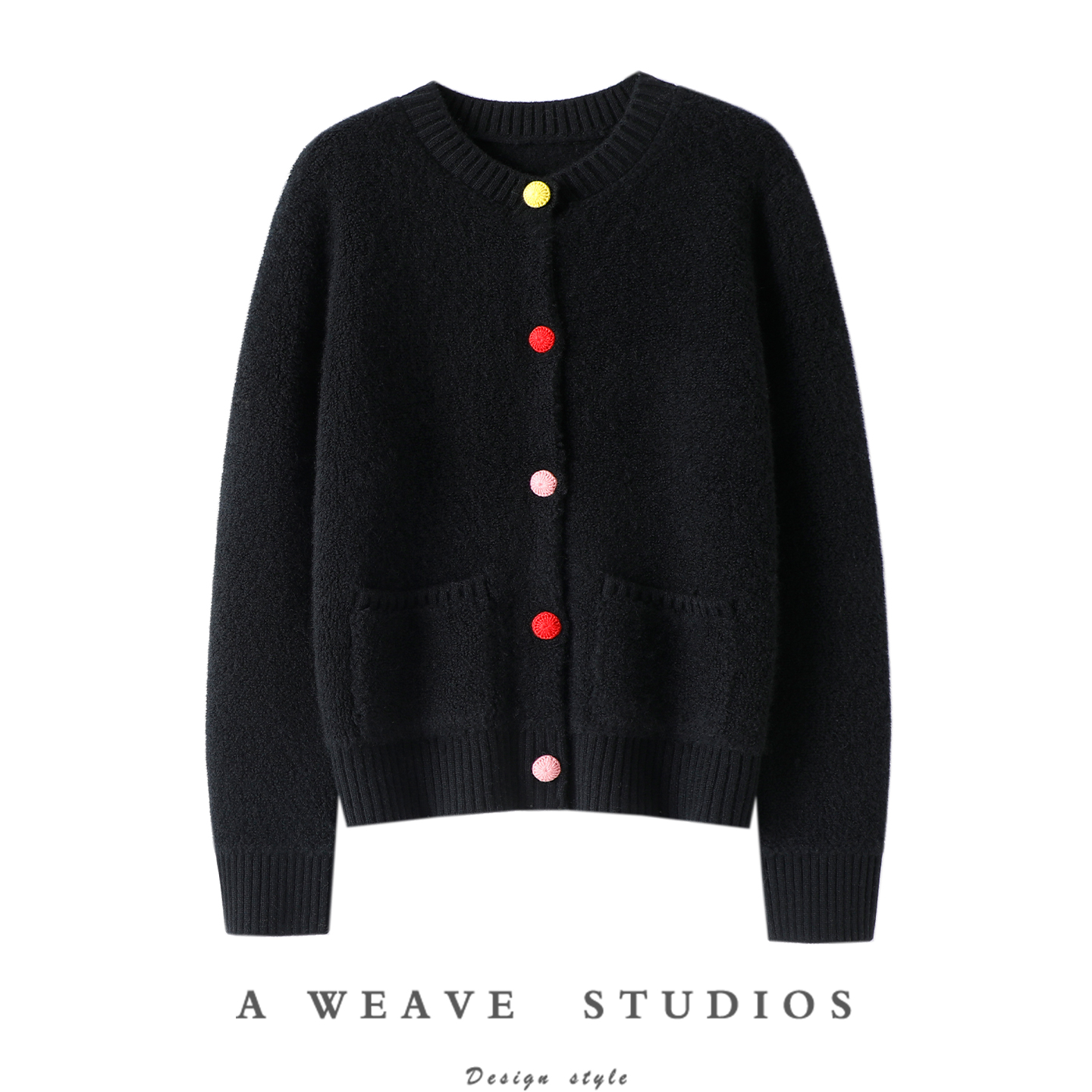 启超官方高端100%纯山羊绒衫