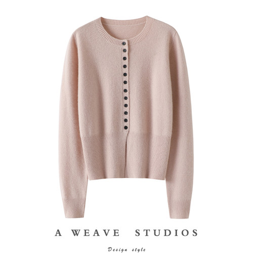 启超官方高端100%纯山羊绒衫