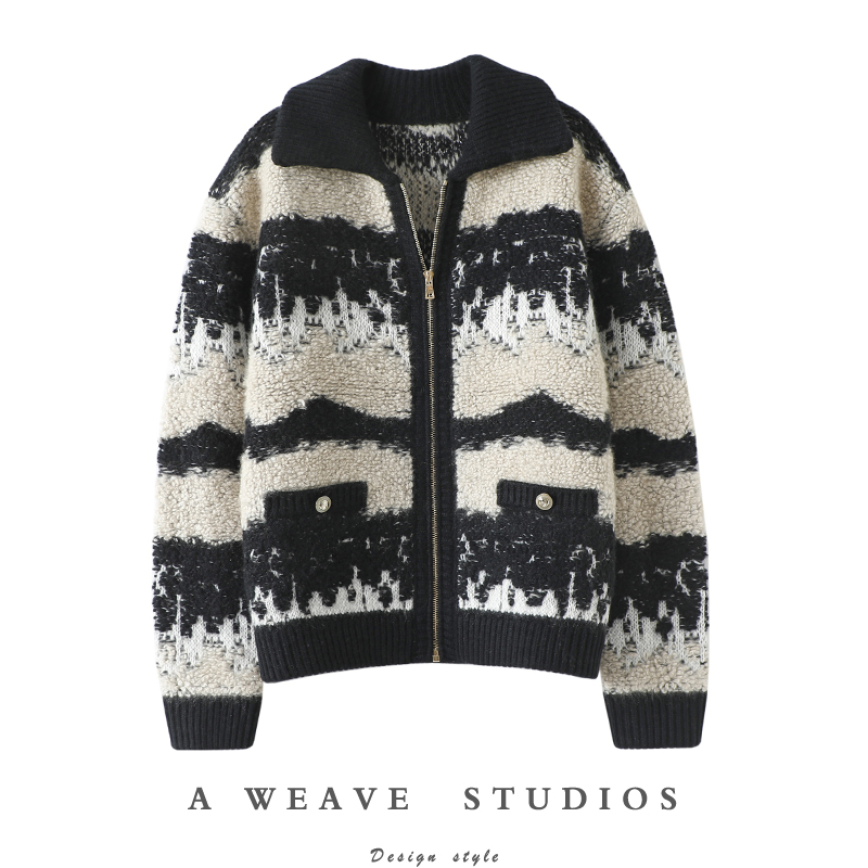 启超官方高端100%纯山羊绒衫