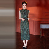 国风新中式 女高级感礼服夏季 苏州长款 2026新款 旗袍改良年轻款 无袖