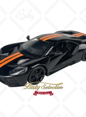 彩珀1/32福特GT2017超跑合金车模两开门声光金属汽车玩具模型黑色