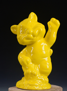 卡通办公室装饰桌面动物现代创意