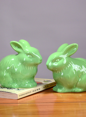 简约现代可爱吉祥物桌面装饰动物