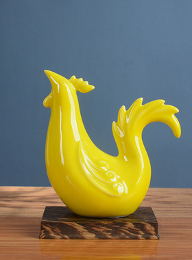 摆件12生肖公鸡客厅风水工艺品