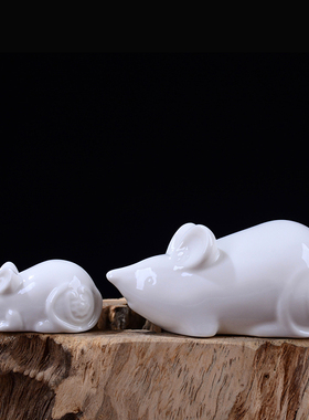 陶瓷招财风水生肖吉祥属相装饰品