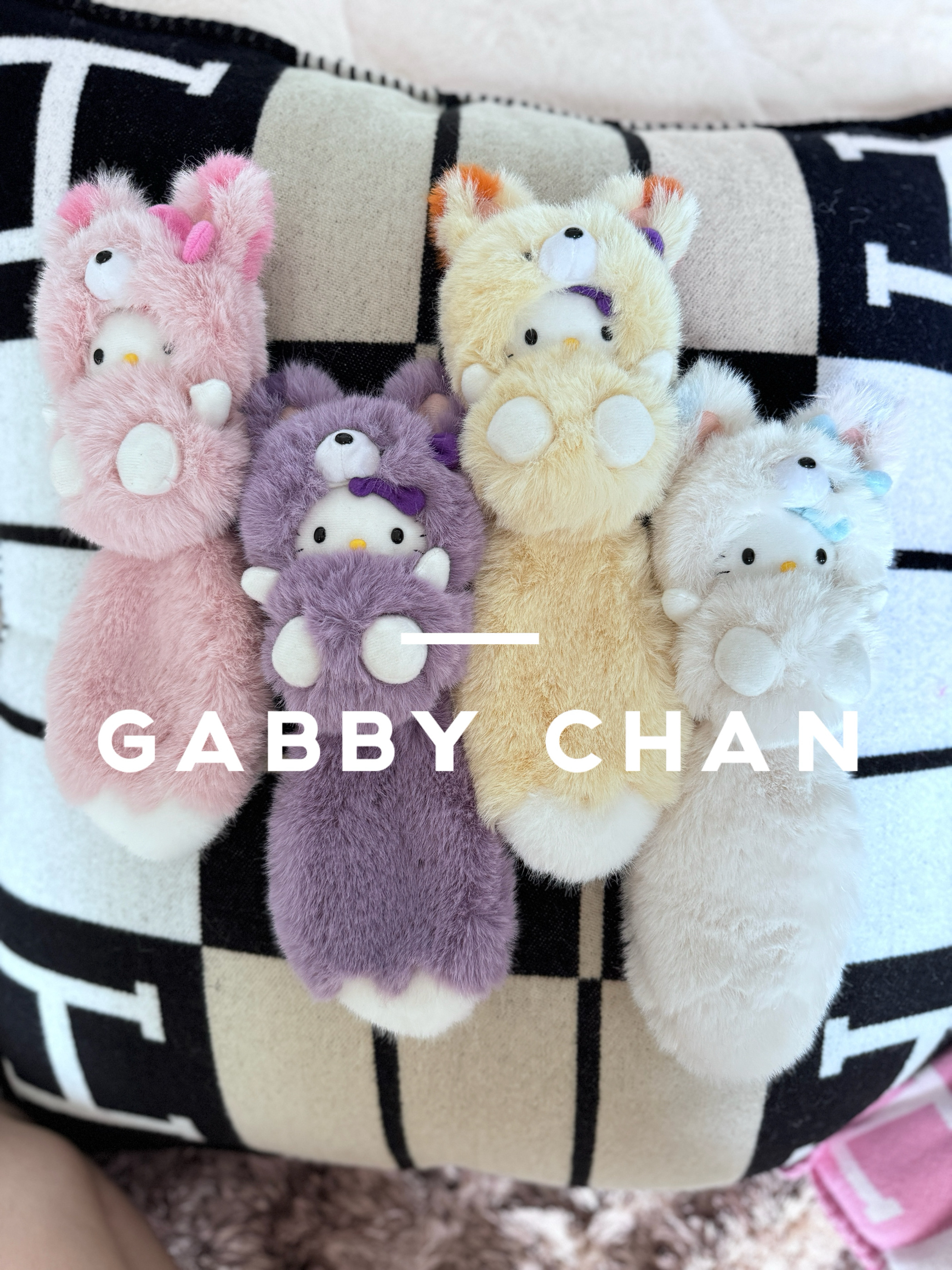 现货 北海道限定 多巴胺大尾巴挂件 高品质版 可爱毛绒公仔玩偶