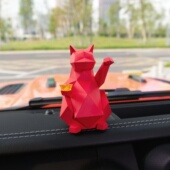 艺术摆件 青红皂白原创 结婚礼物 饰招财猫 车载装